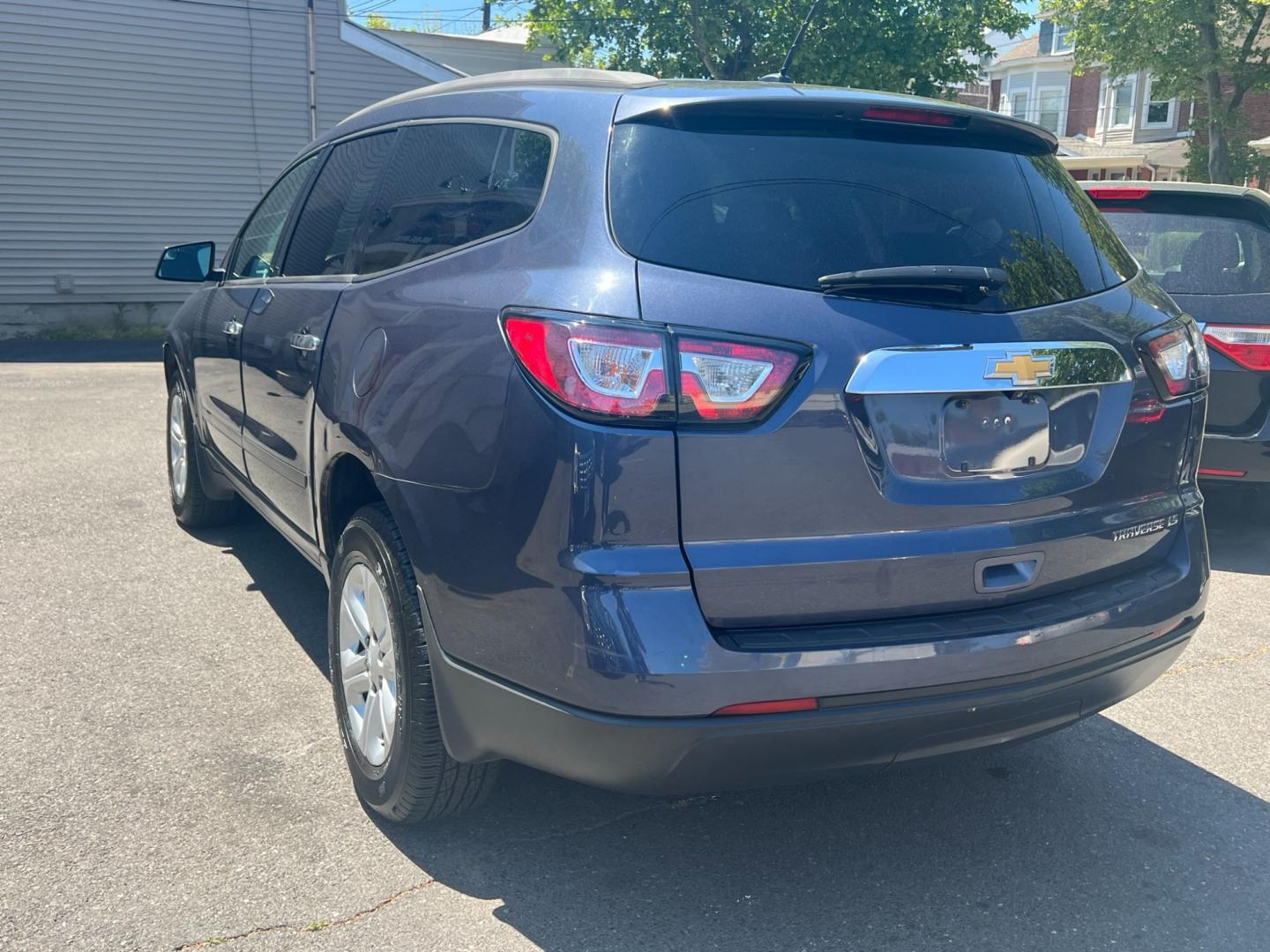 2013 Blue /gray Chevrolet Traverse (1GNKRFED4DJ) , located at 1018 Brunswick Ave, Trenton, NJ, 08638, (609) 989-0900, 40.240086, -74.748085 - Photo#11